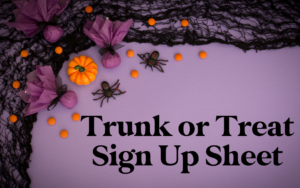 trunk or treat sign up sheet example