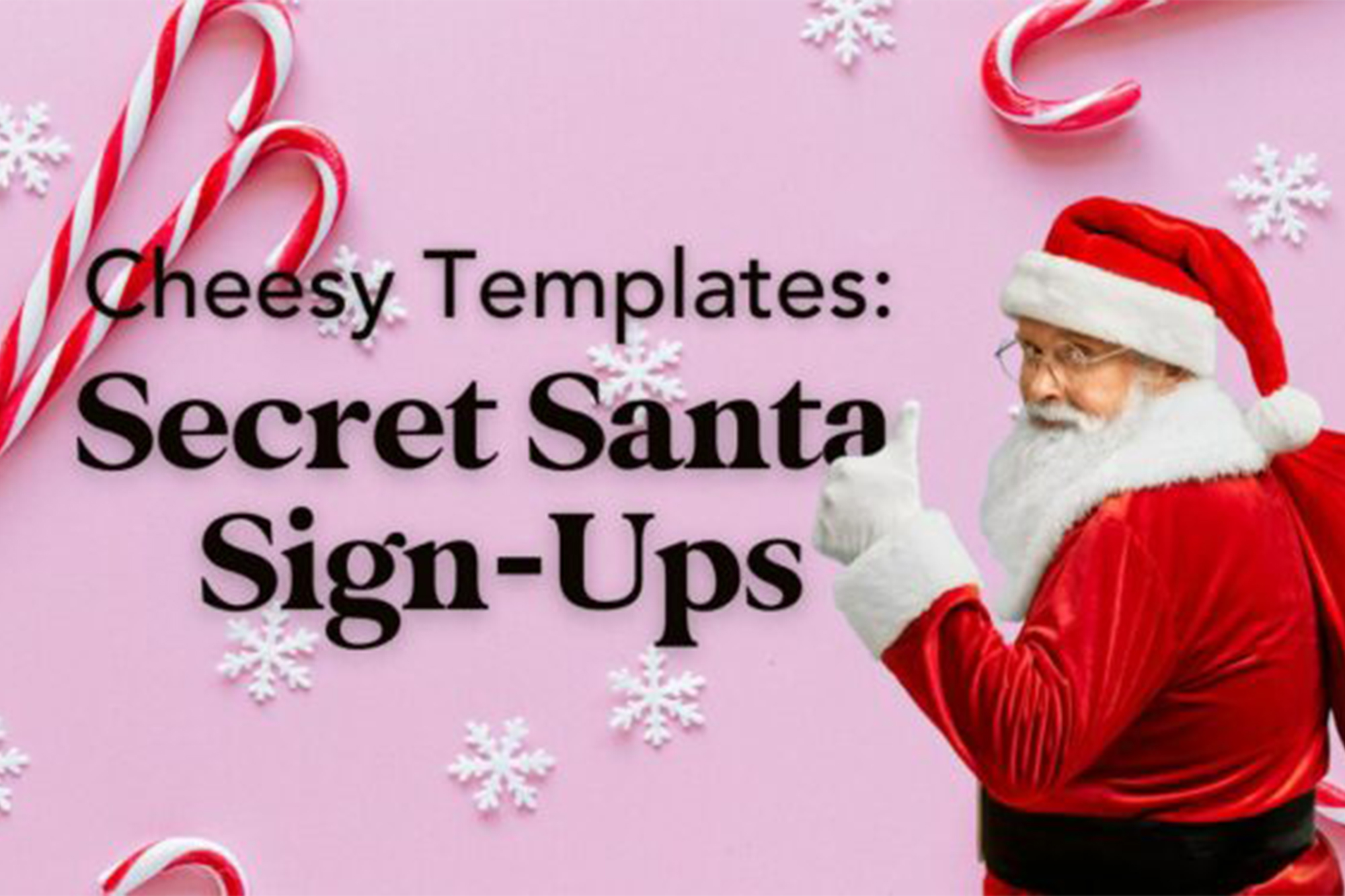 secret santa sign up sheet