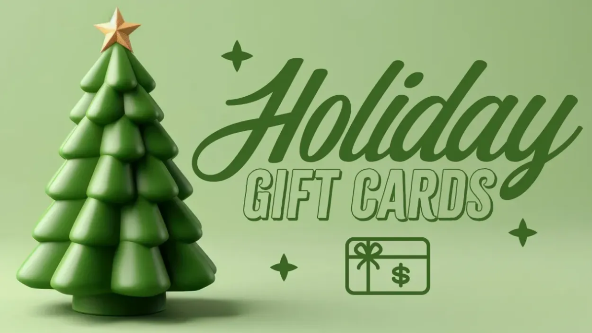 Holiday Gift Cards for Staff/Teachers