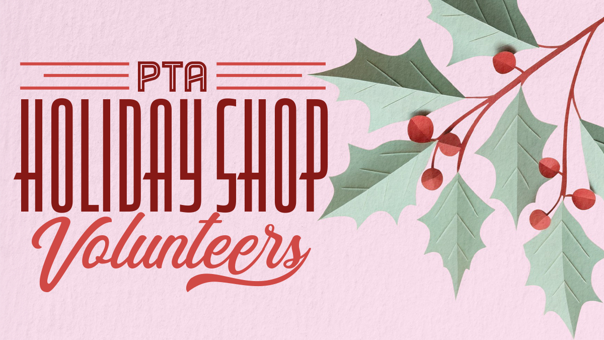 pta holiday shop template