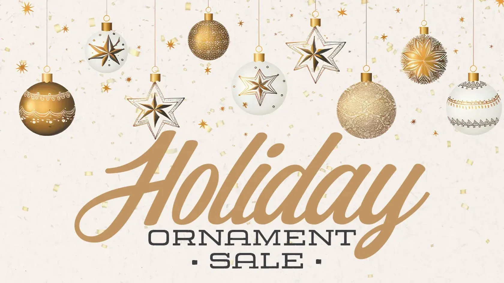 holiday ornament fundraiser template